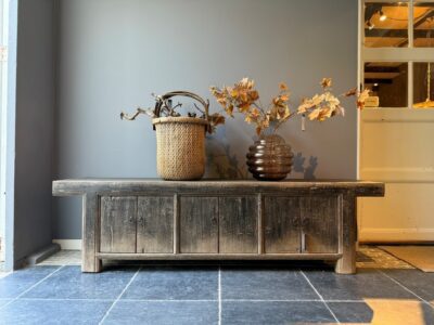 Buffet TV en pin ancien 202CM