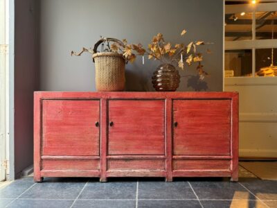 Pink Lacquered Sideboard 204CM