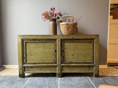 Green Lacquered Sideboard 135CM