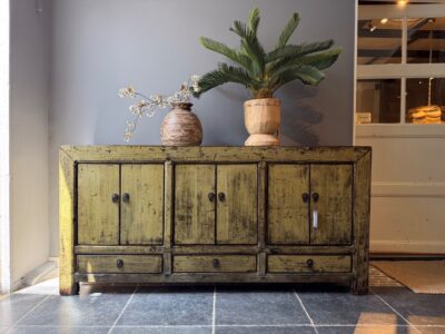 Grün Lackiertes Sideboard 190CM