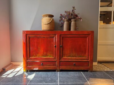 Rot Lackiertes Sideboard 150CM