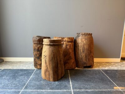 Hardwood Vase High
