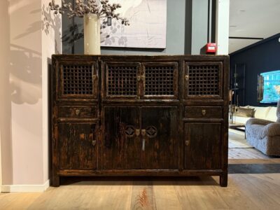 Antiek Chinese Kast Zwart 158CM