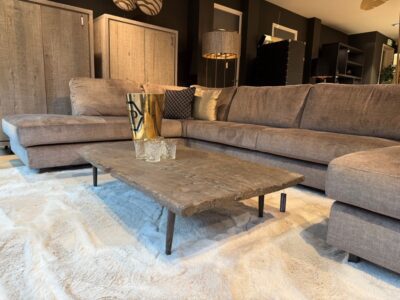 Couchtisch Ulmenholz Spitzem Bein 134X75CM