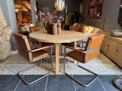 Old Pine Tafel Rond 130CM