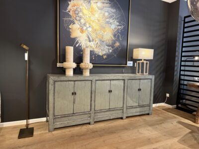 Licht Grijs Gelakt Dressoir 220CM