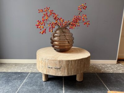 Old Pine Salontafel Boomstam 74X72CM