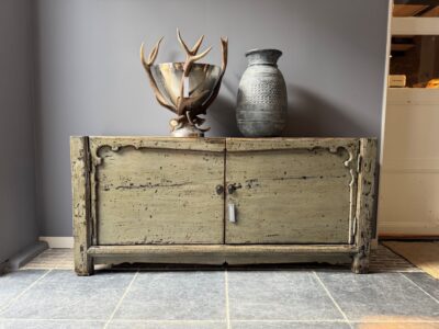 Groen Gelakt Dressoir 166CM