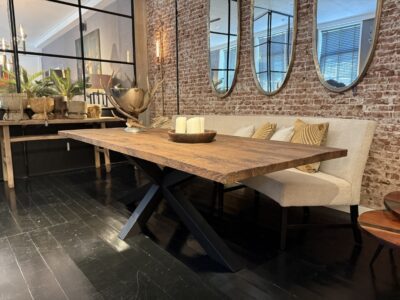 Oud Eiken Tafel Matrixpoot 260CM