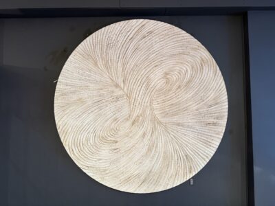 Wanddecoratie Ravenna Wit 180CM