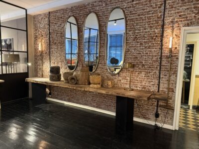 Steeneiken Wandtafel 448CM