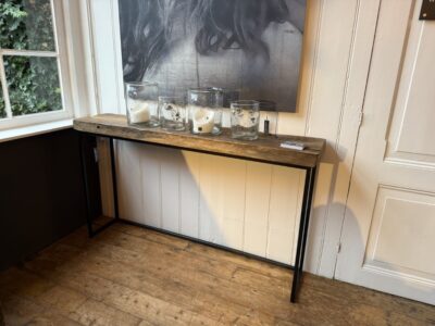 Table Console Chêne Vert 154 cm