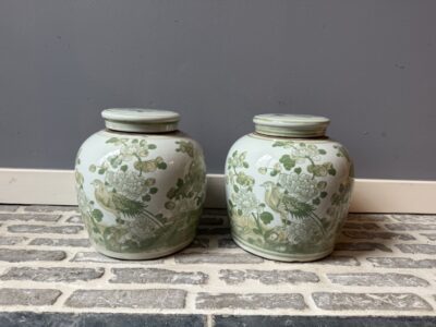Chinese Pot Deksel Groen
