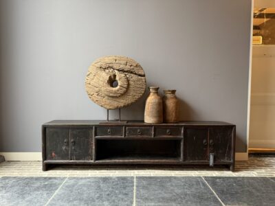 Antiek Chinees TV-Dressoir Zwart 155CM