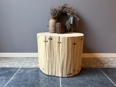 Elmwood Bijzettafel Boomstam 58X55CM