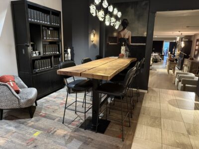 Table De Bar En Bois Dur 240CM